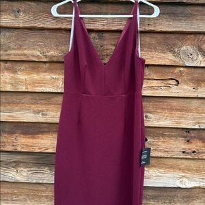 Lulus maxi dress fully lined